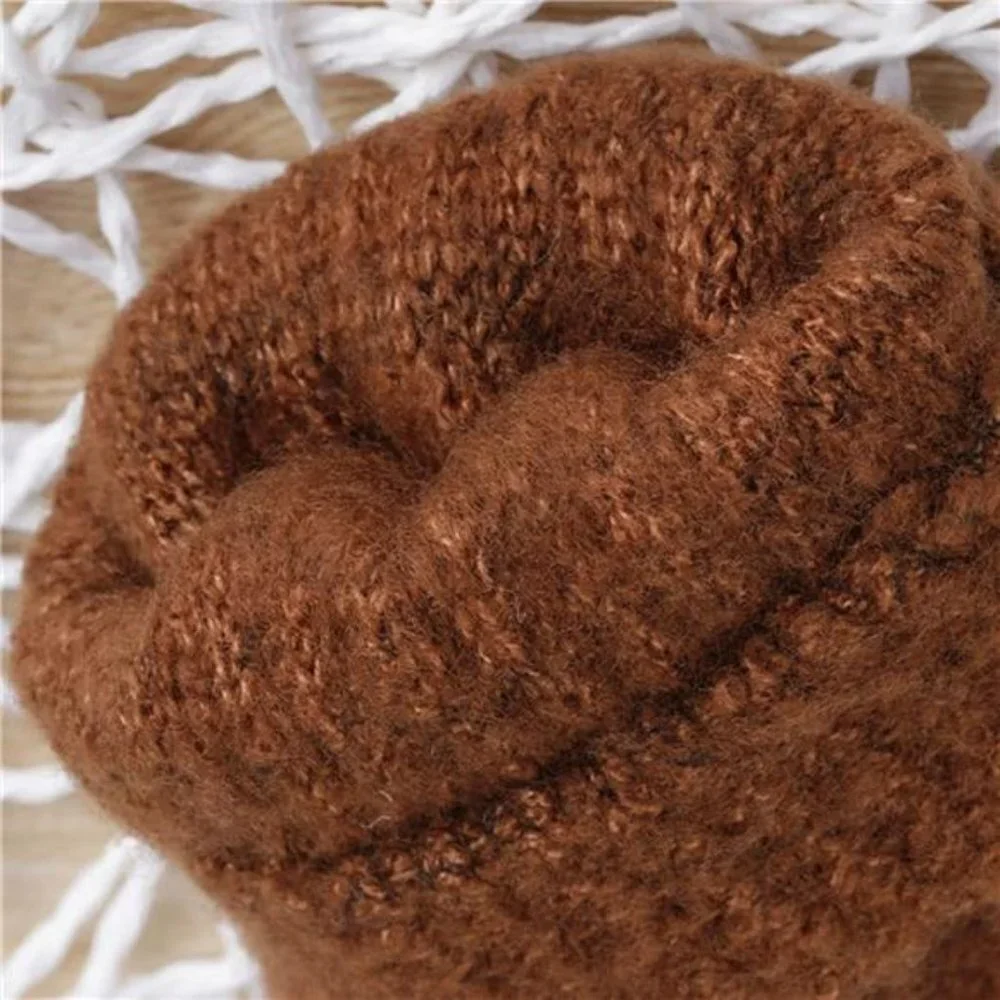 6 Pairs Unisex Winter Gloves with Mittens Cover Cap Knitted Convertible Gloves